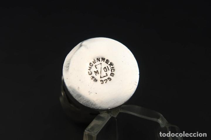 Antig&uuml;edades: Antiguo Bote perfume de Plata y Cristal - Foto 10