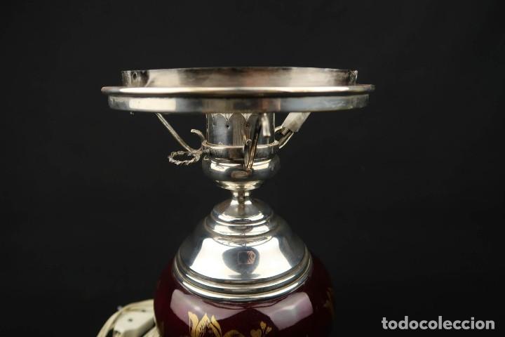 Antig&uuml;edades: Antigua Lampara de Plata y Esmaltes - Foto 3