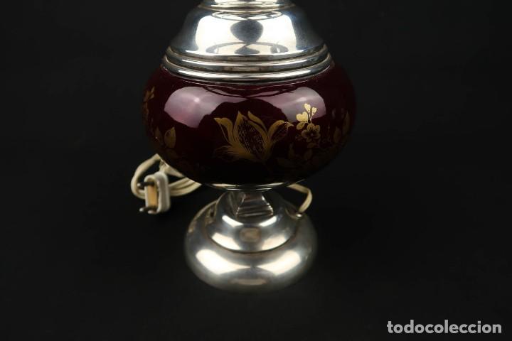 Antig&uuml;edades: Antigua Lampara de Plata y Esmaltes - Foto 7