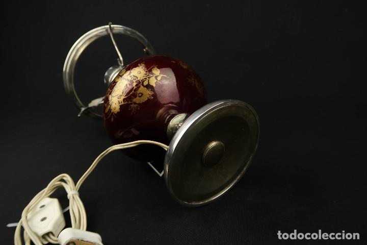 Antig&uuml;edades: Antigua Lampara de Plata y Esmaltes - Foto 11