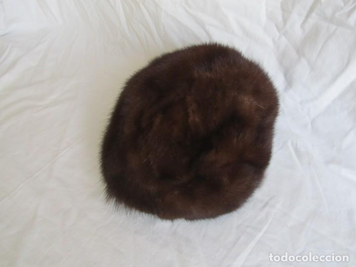 Antig&uuml;edades: Gorro de piel de vis&oacute;n - Foto 2