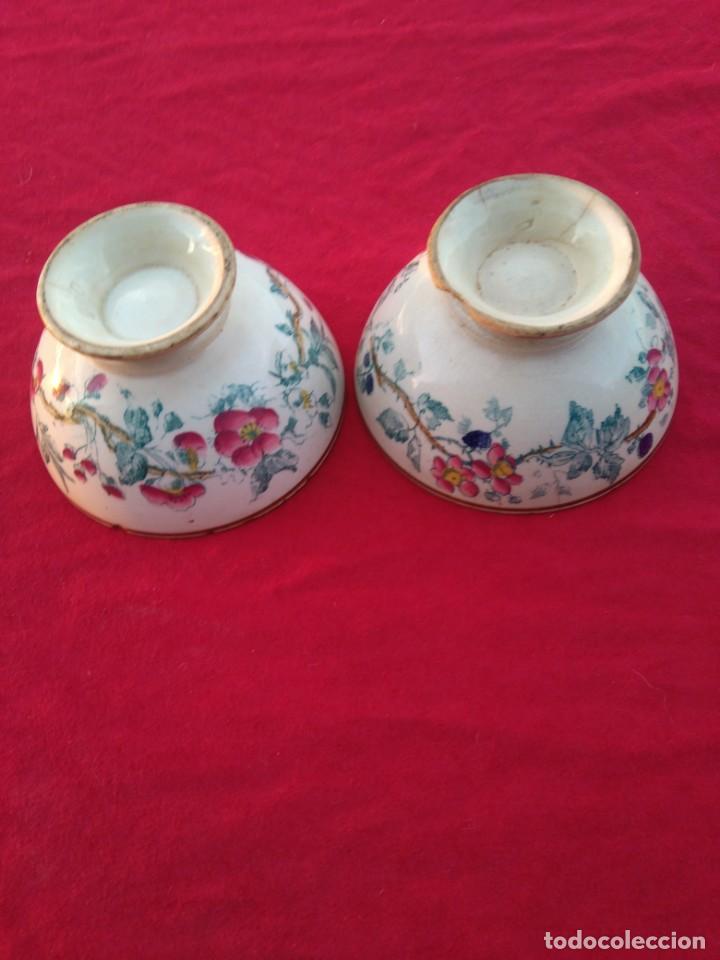 Antig&uuml;edades: ANTIGUA PAREJA DE TAZAS - Foto 1