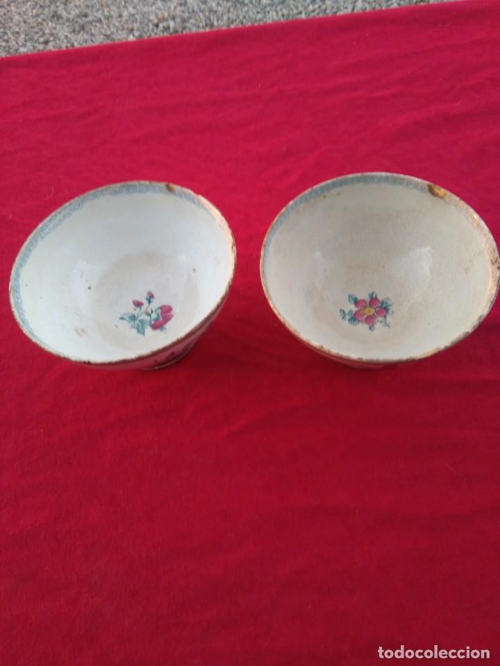 Antig&uuml;edades: ANTIGUA PAREJA DE TAZAS - Foto 2