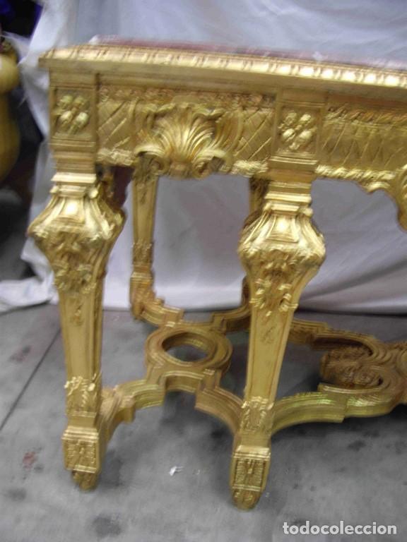 Antig&uuml;edades: MESADO TALLA PAN DE ORO - Foto 3