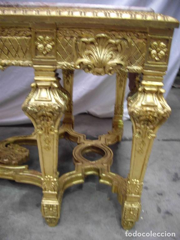 Antig&uuml;edades: MESADO TALLA PAN DE ORO - Foto 4