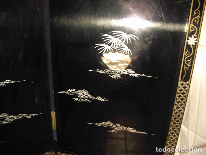 Antig&uuml;edades: BIOMBO HUESO NACAR - Foto 6