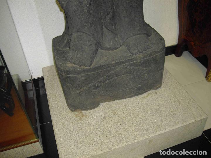 Antig&uuml;edades: ESTATUA PIEDRA 2,20M - Foto 3