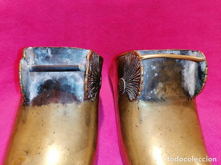 Antig&uuml;edades: PAREJA DE ESTRIBOS COLONIALES - Foto 4
