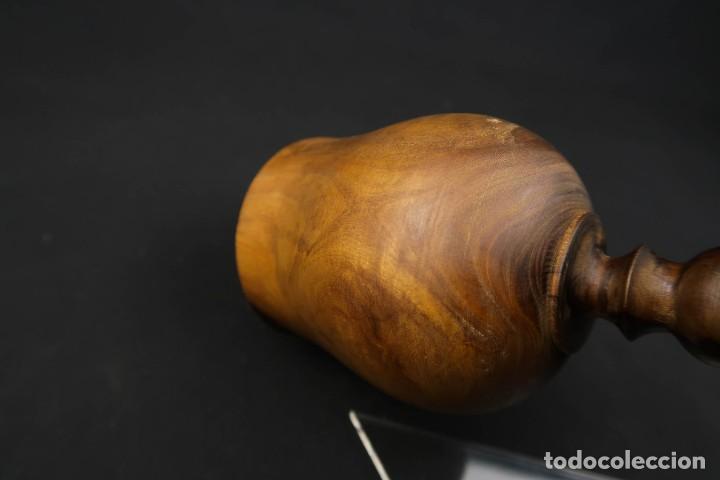 Antig&uuml;edades: Antiguo Vaso Copa de Madera - Foto 12