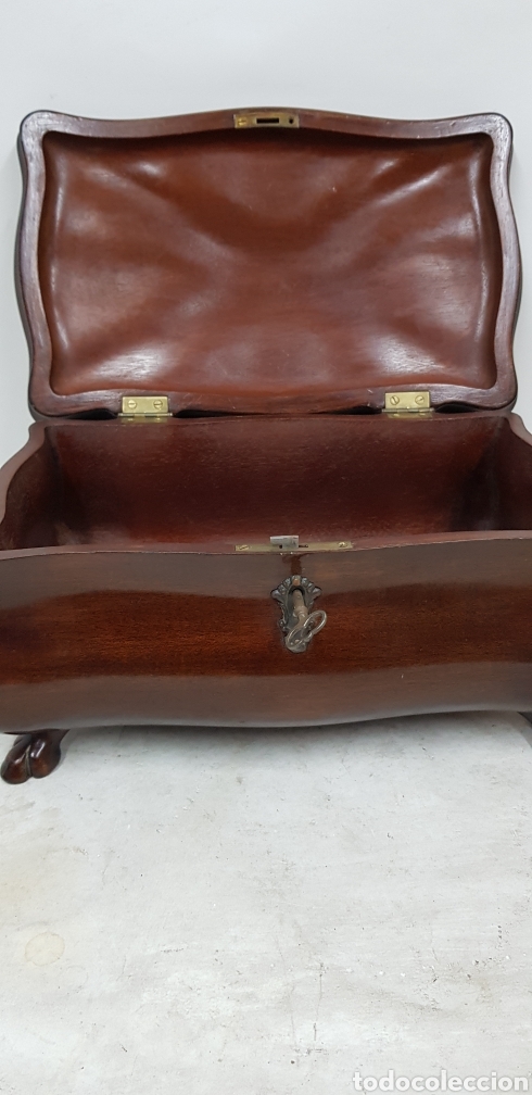 Antig&uuml;edades: Caja de caoba sueca S XIX - Foto 9