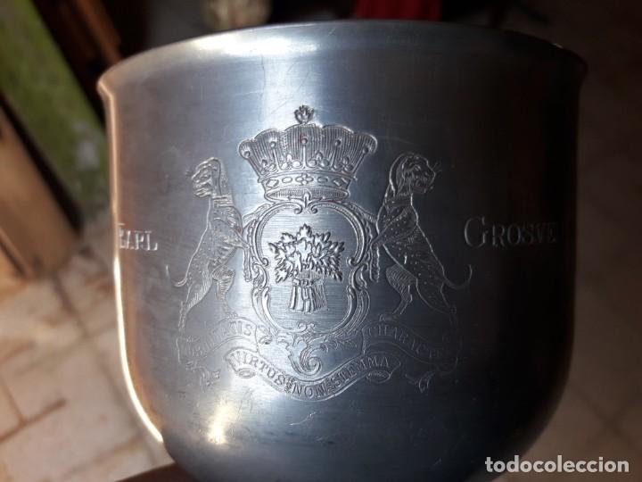 Antig&uuml;edades: Copa de esta&ntilde;o - Foto 3