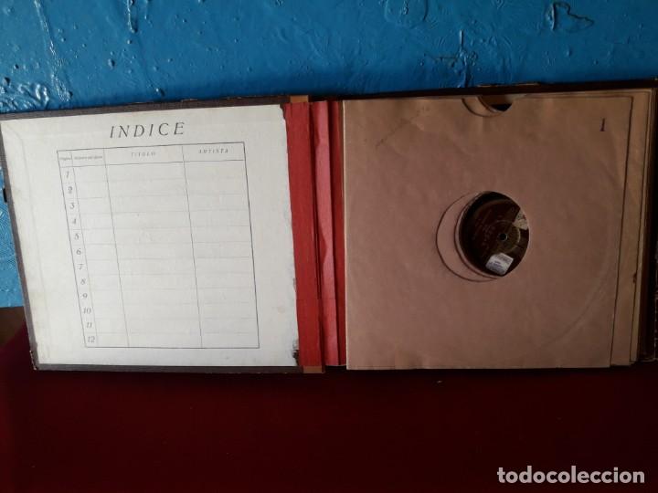 Antig&uuml;edades: Albin de discos de 12 unidades co 4 discos - Foto 4
