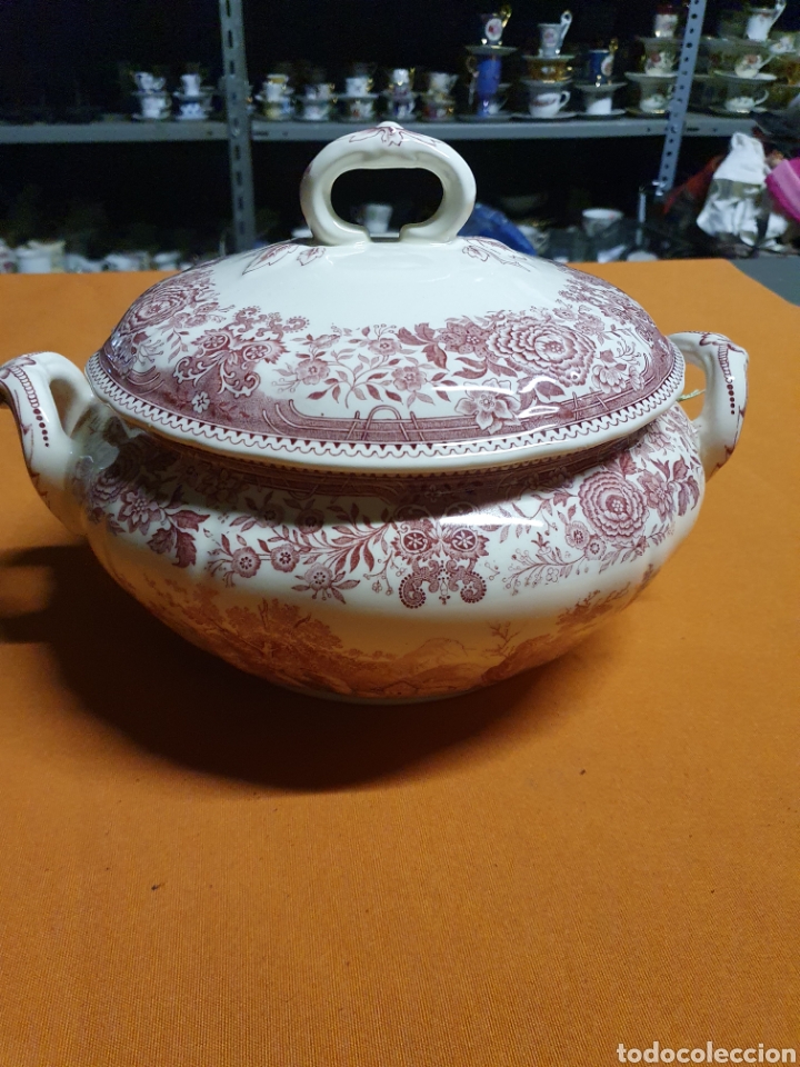 Antig&uuml;edades: Sopera Alemana rosa - Foto 1