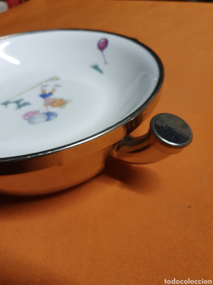 Antig&uuml;edades: Plato termo antiguo bebe - Foto 2