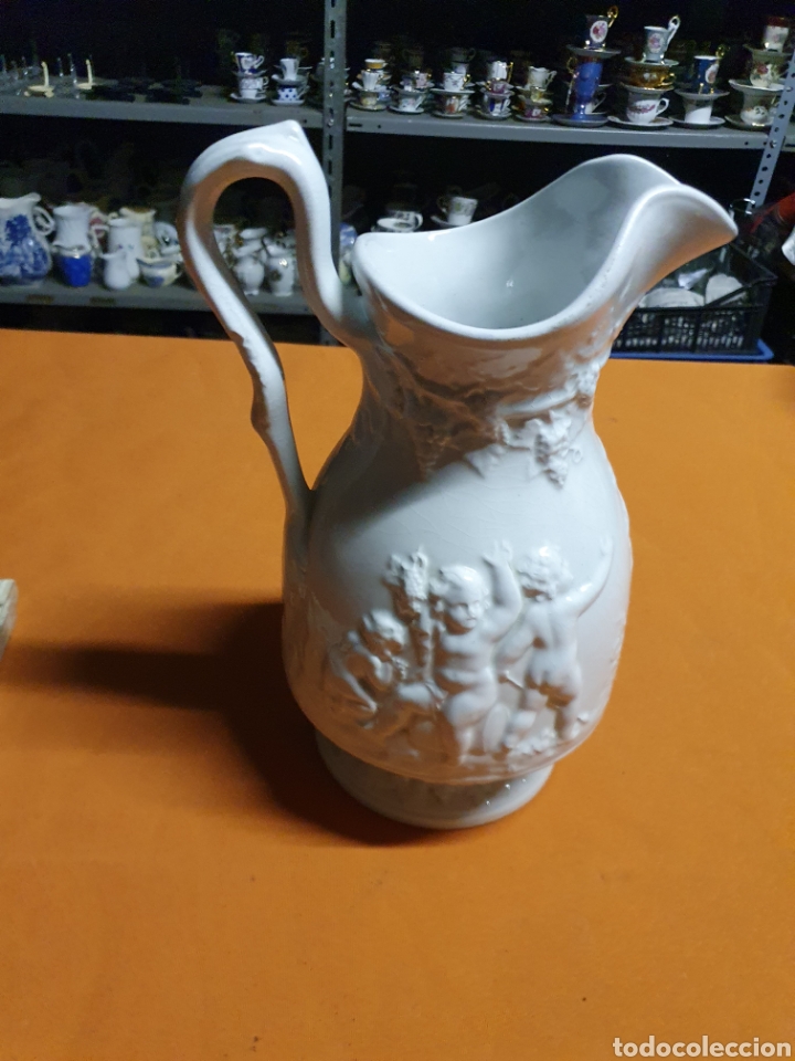Antig&uuml;edades: Jarra Porcelana - Foto 2