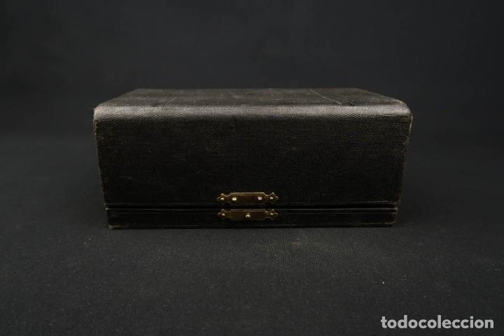 Antig&uuml;edades: Antiguo Servilletero con su Estuche - Foto 10