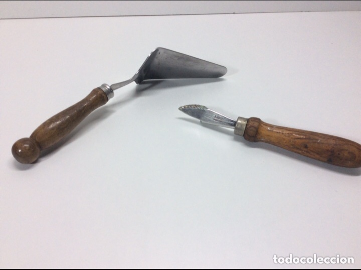 Antig&uuml;edades: Utensilios de cocina abridor y pala - Foto 1