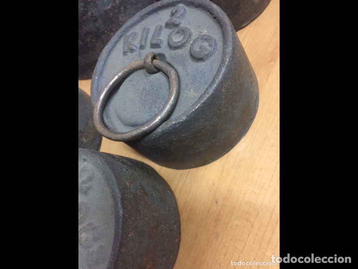 Antig&uuml;edades: 5 pesas para b&aacute;scula - Foto 4