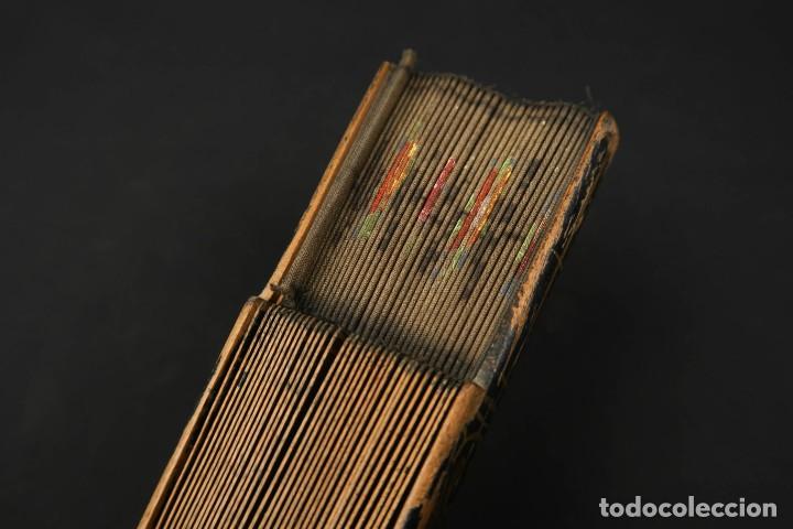 Antig&uuml;edades: Antiguo Abanico de Madera Lacada - Foto 14