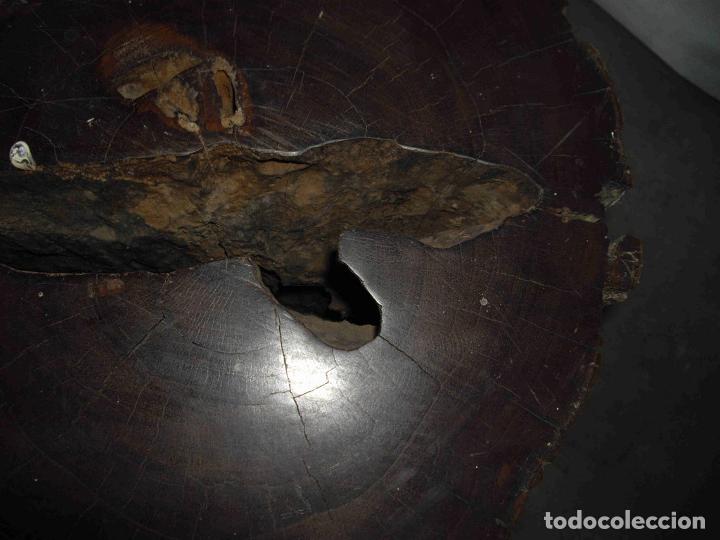 Antig&uuml;edades: PEDESTAL MADERA FOSILIZADA - Foto 5