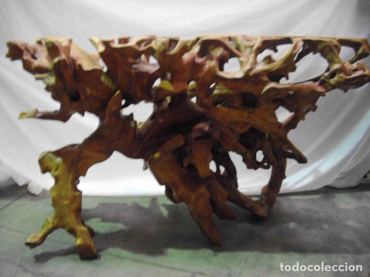 Antig&uuml;edades: CONSOLA RA&Iacute;Z 202 cm - Foto 1