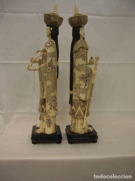Antig&uuml;edades: EMPERADORES DE PIE 61 CM. - Foto 2