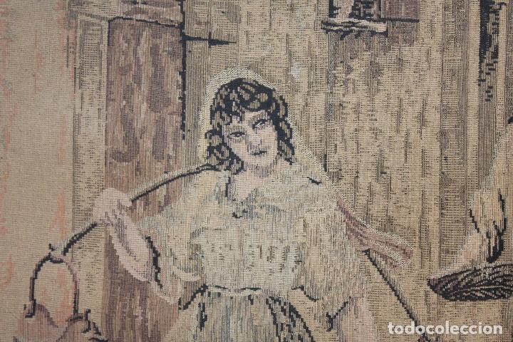 Antig&uuml;edades: TAPIZ MUJER CON CUBOS - Foto 7