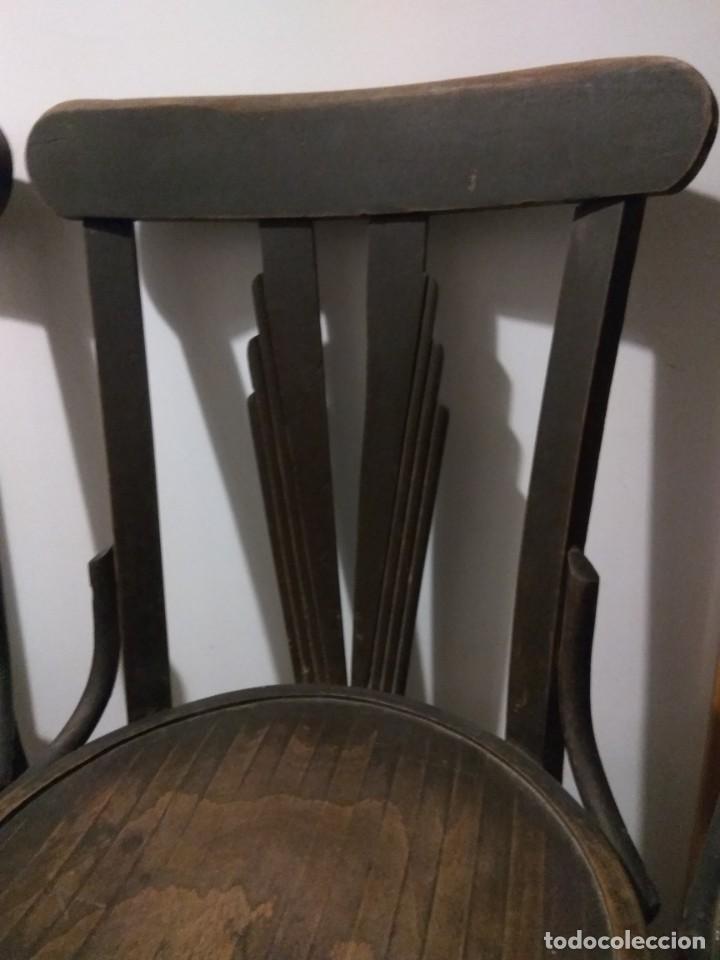 Antig&uuml;edades: 2 SILLAS ANTIGUAS TIPO TONET - Foto 2