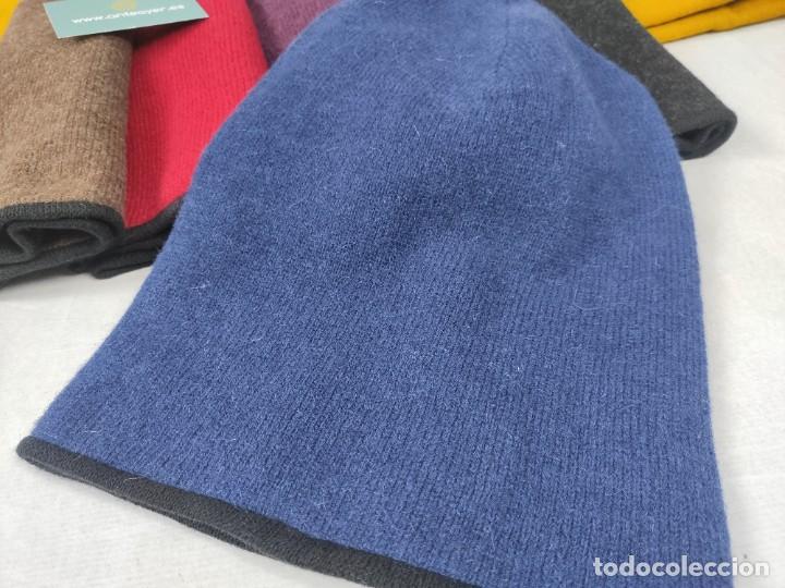Antig&uuml;edades: BARRETINA, GORRA DE LANA AZUL - Foto 7