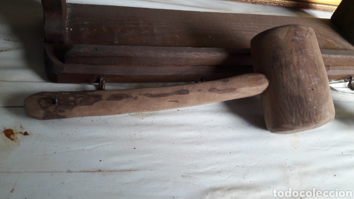Antig&uuml;edades: CONJUNTO DE MAZOS R&Uacute;STICOS Y MUEBLE - Foto 7