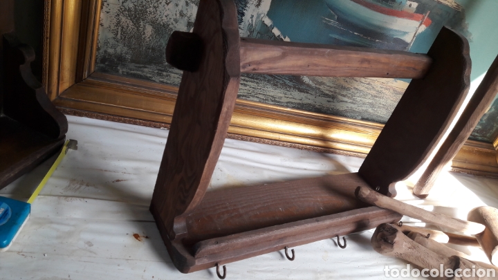 Antig&uuml;edades: CONJUNTO DE MAZOS R&Uacute;STICOS Y MUEBLE - Foto 9