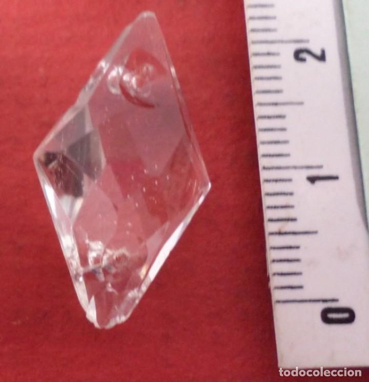 Antig&uuml;edades: 5 cristales de l&aacute;mpara - Foto 2