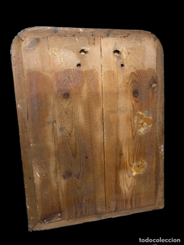 Antigüedades: Antiguo espejo gustaviano de madera de pino. S.XIX. 80x60. - Foto 2 - 238092255