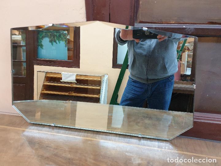 Antig&uuml;edades: ESPEJO INGLES BISELADO, S. XIX - Foto 2