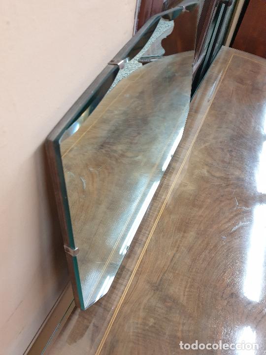 Antig&uuml;edades: ESPEJO INGLES BISELADO, S. XIX - Foto 4