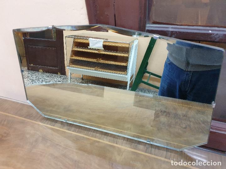 Antig&uuml;edades: ESPEJO INGLES BISELADO, S. XIX - Foto 1