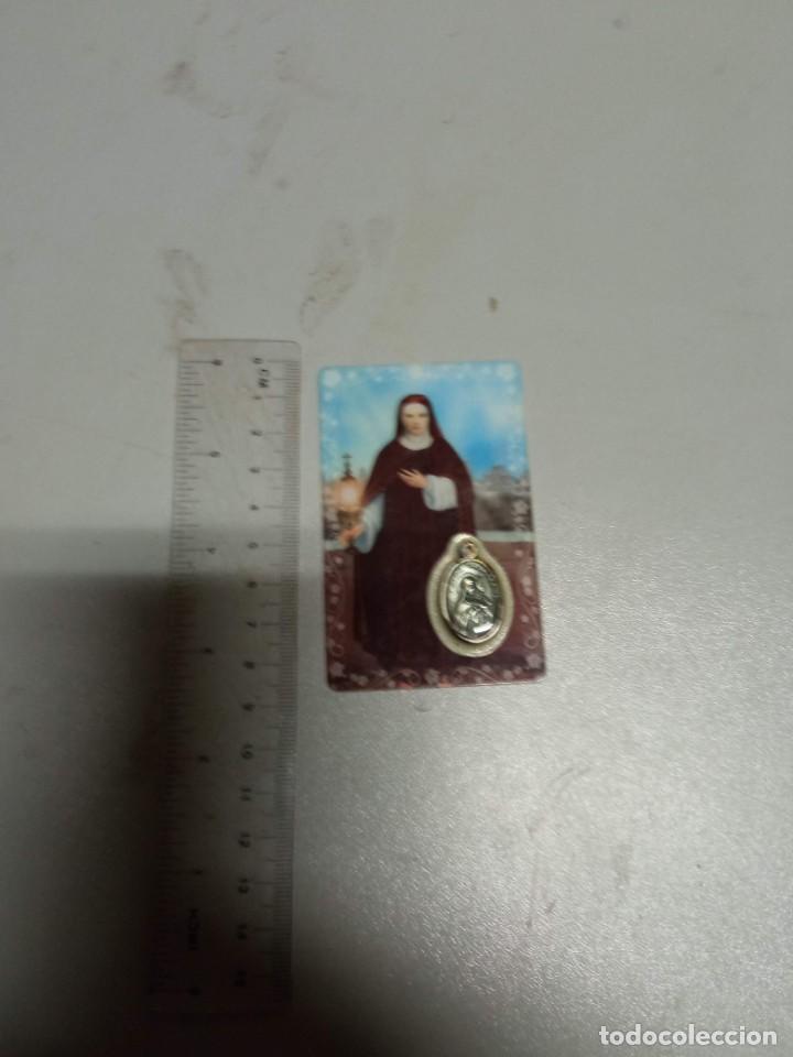 Antig&uuml;edades: MEDALLA RELIGIOSADE SANTA CLARA - Foto 1