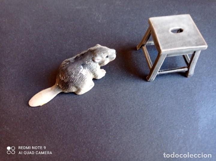 Antig&uuml;edades: FIGURA DE HURON EN PORCELANA- - Foto 2