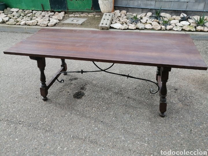 Antigüedades: Preciosa mesa lira conjuntado con 6 sillas - Foto 4 - 238209810