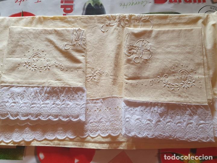 Antig&uuml;edades: Antiguo juego de cama - Foto 5