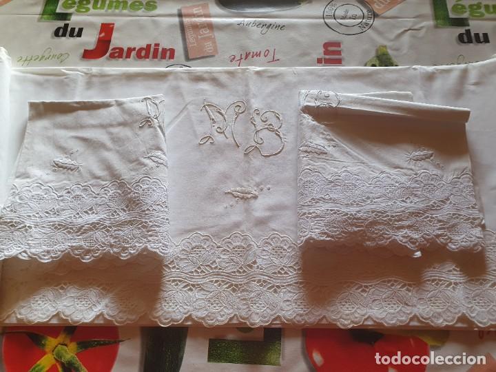 Antig&uuml;edades: Antiguo juego de cama - Foto 5