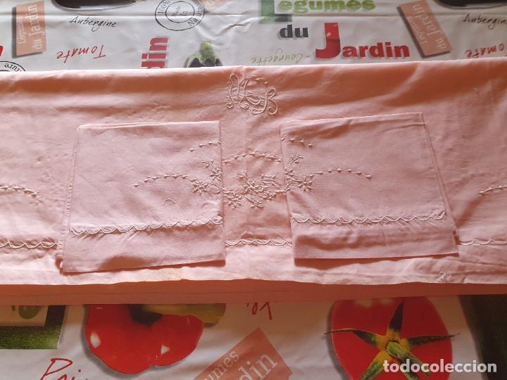 Antig&uuml;edades: Antiguo juego de cama - Foto 4