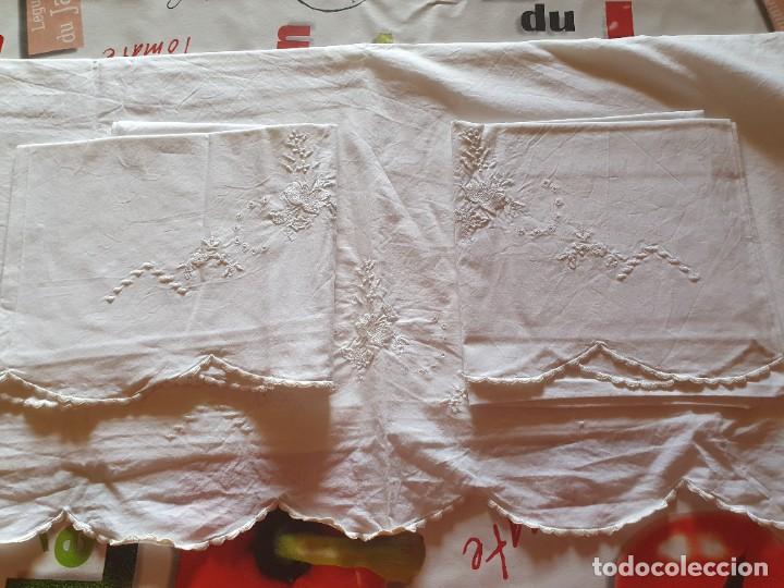 Antig&uuml;edades: Antiguo juego de cama - Foto 3