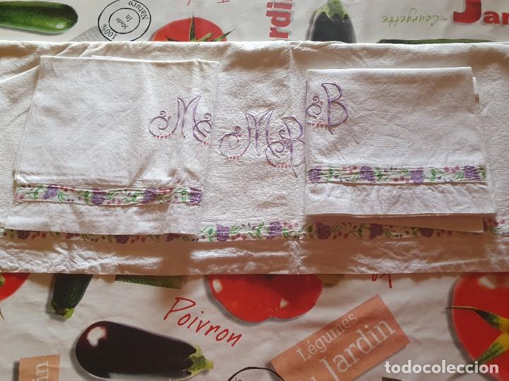 Antig&uuml;edades: Antiguo juego de cama - Foto 4