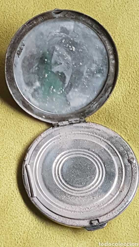 Antig&uuml;edades: Polvera de plata mejicana . - Foto 4