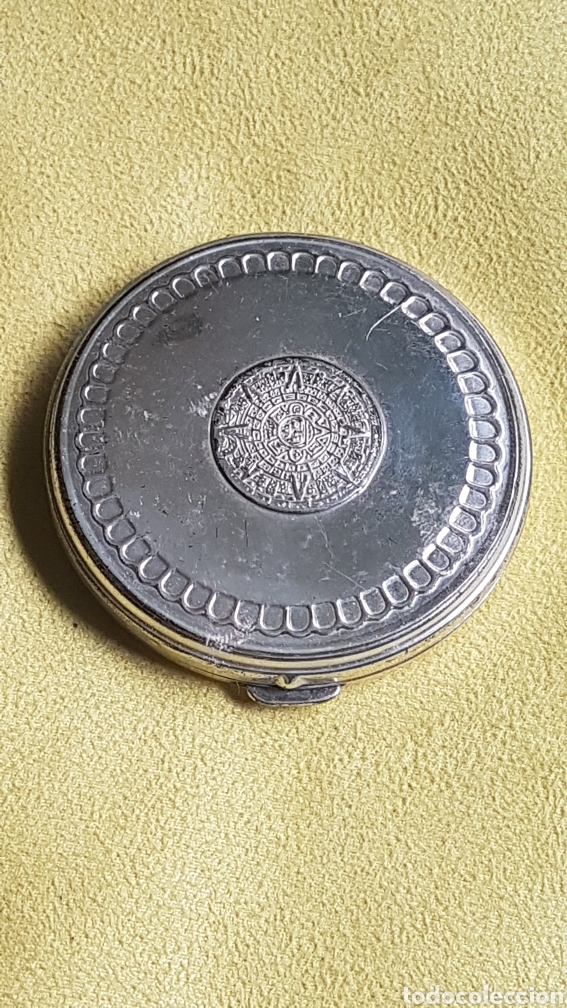 Antig&uuml;edades: Polvera de plata mejicana . - Foto 1
