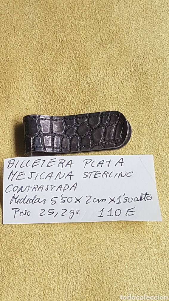 Antig&uuml;edades: Billetera plata mejicana. - Foto 5