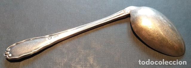 Antig&uuml;edades: Cucharilla curvada en plata, h. 1900-1950 - Foto 3