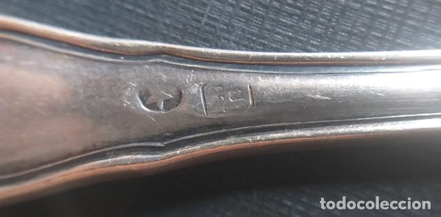 Antig&uuml;edades: Cucharilla curvada en plata, h. 1900-1950 - Foto 4