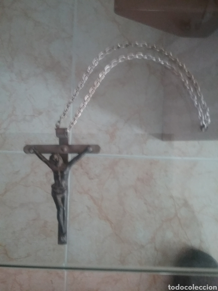Antig&uuml;edades: Peque&ntilde;o Crucifijo. - Foto 1